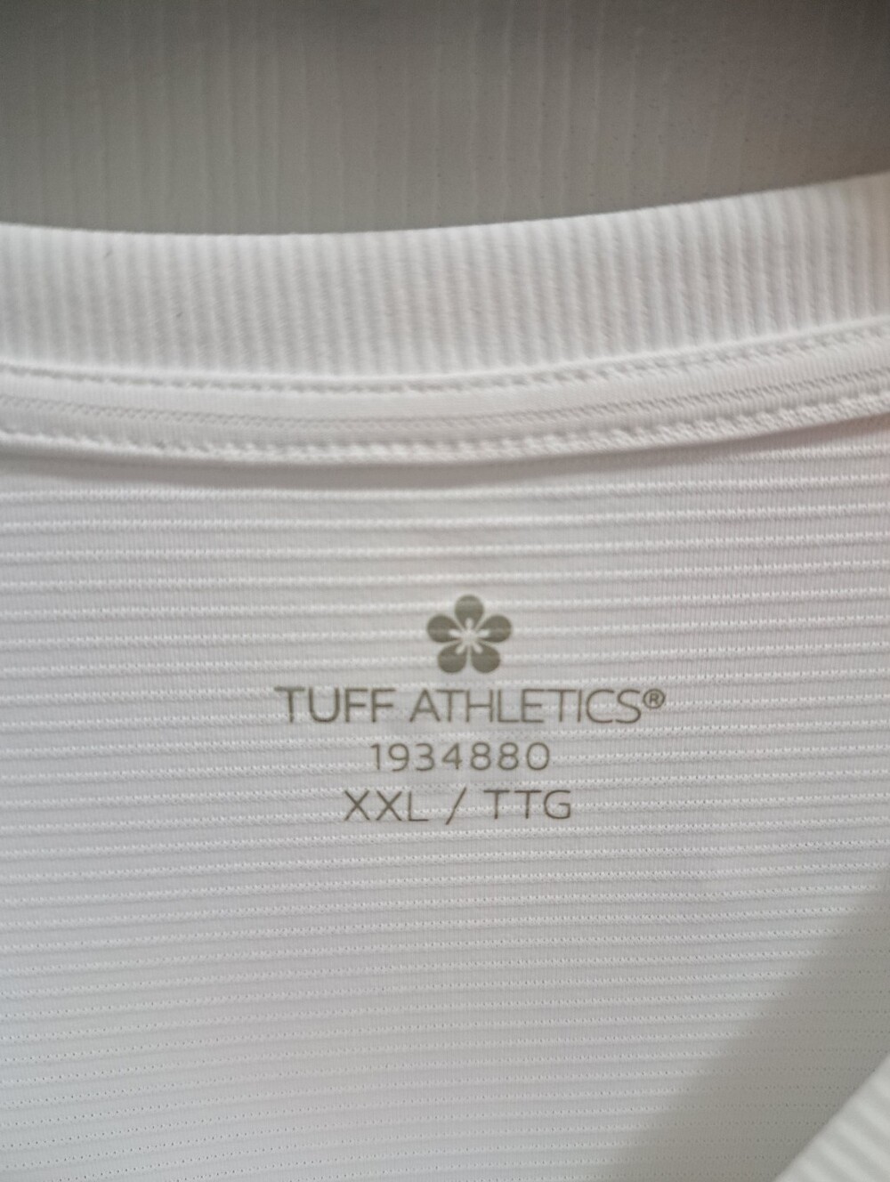 Tuff Athletics Long Sleeve Crewneck Activewear Top Womens Size XXL White Casual - Picture 4 of 10